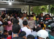 Harmoni Ramadan Barsel, Kapolres Bersama HMI dan Kaharingan Berbagi Takjil